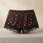 Satin Lace Shorts